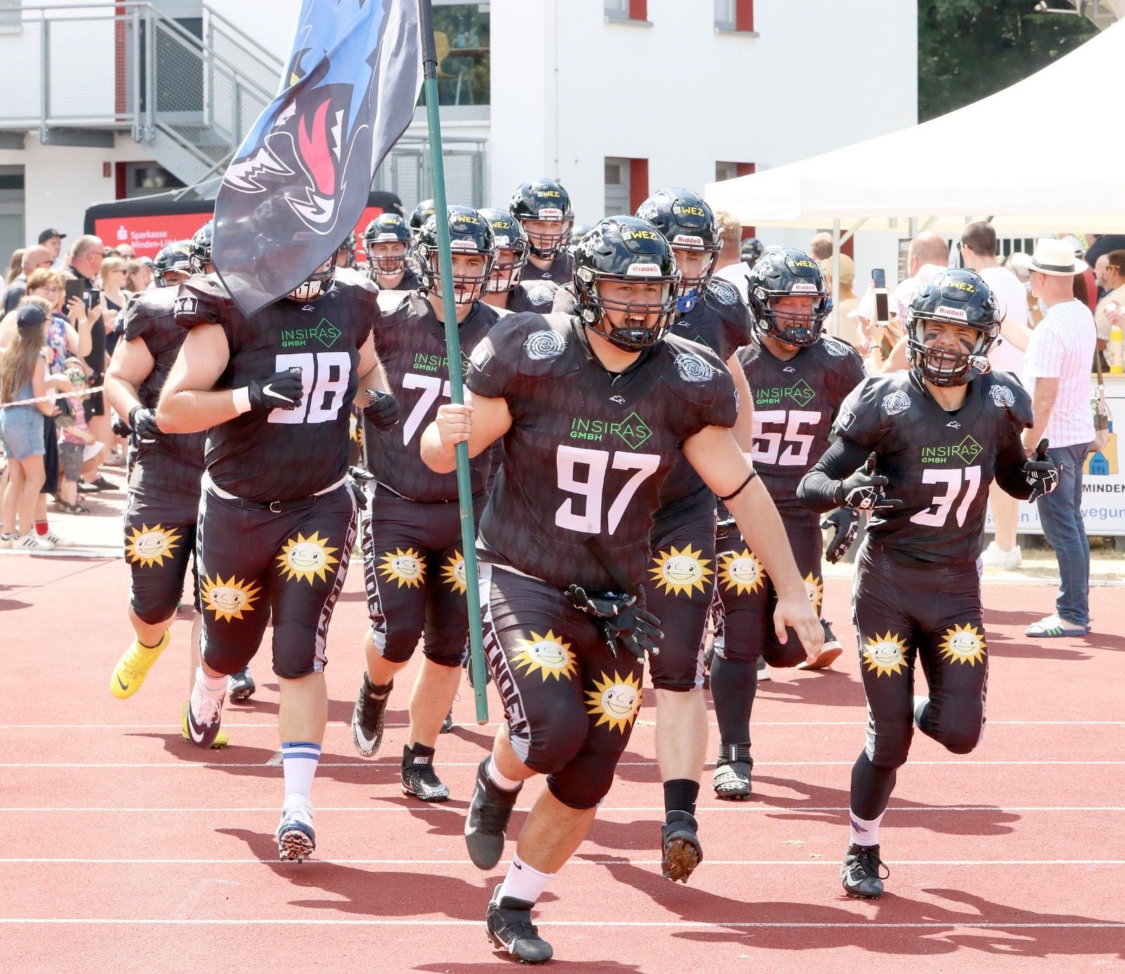 Spielszene von Minden Wolves