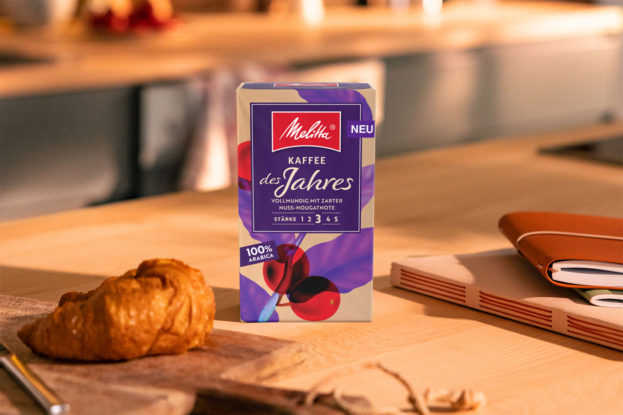 Bild einer Kaffeeverpackung des Kaffee des Jahres 2024