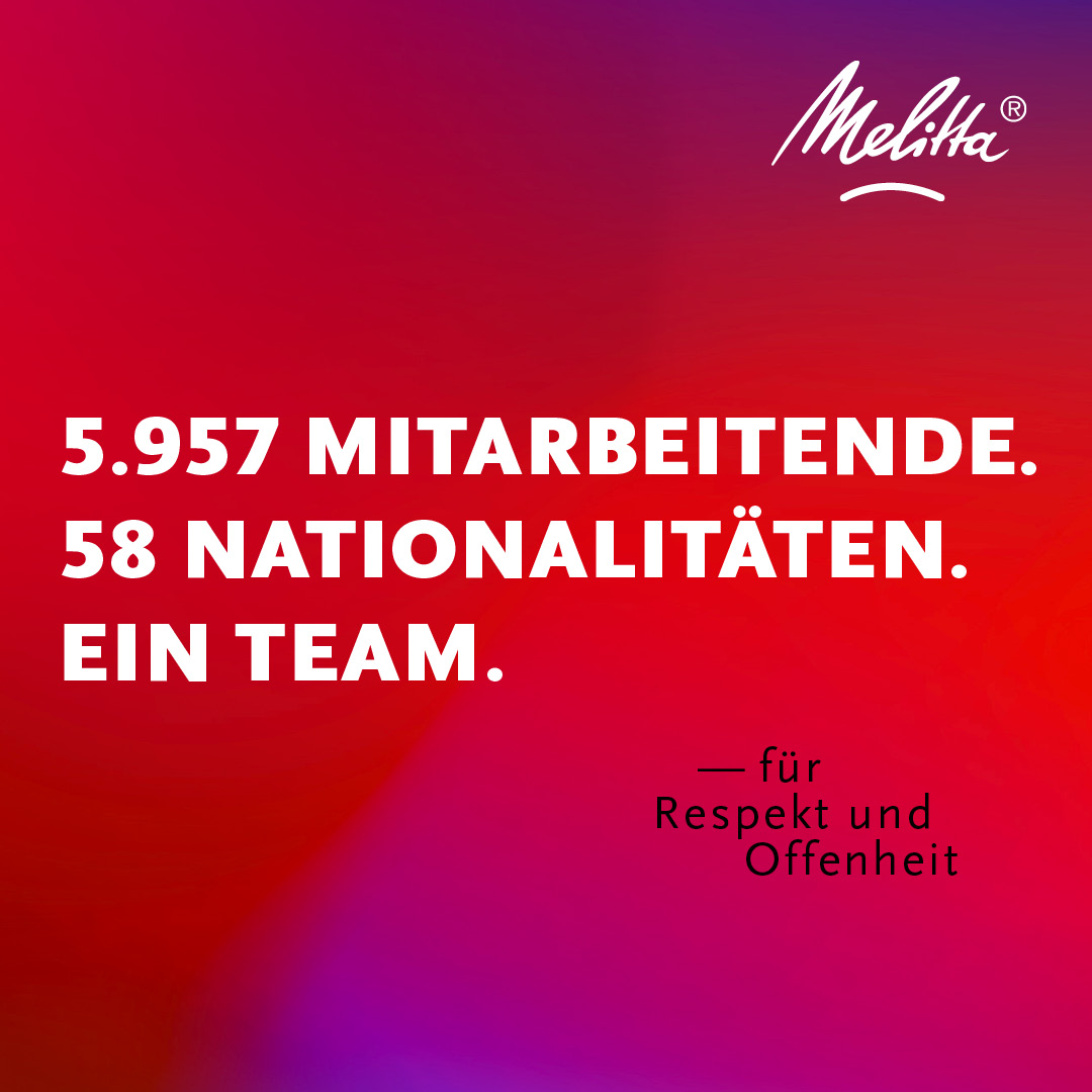rote Bildkachel mit der Botschaft "Für mehr Respekt und Offenheit" 