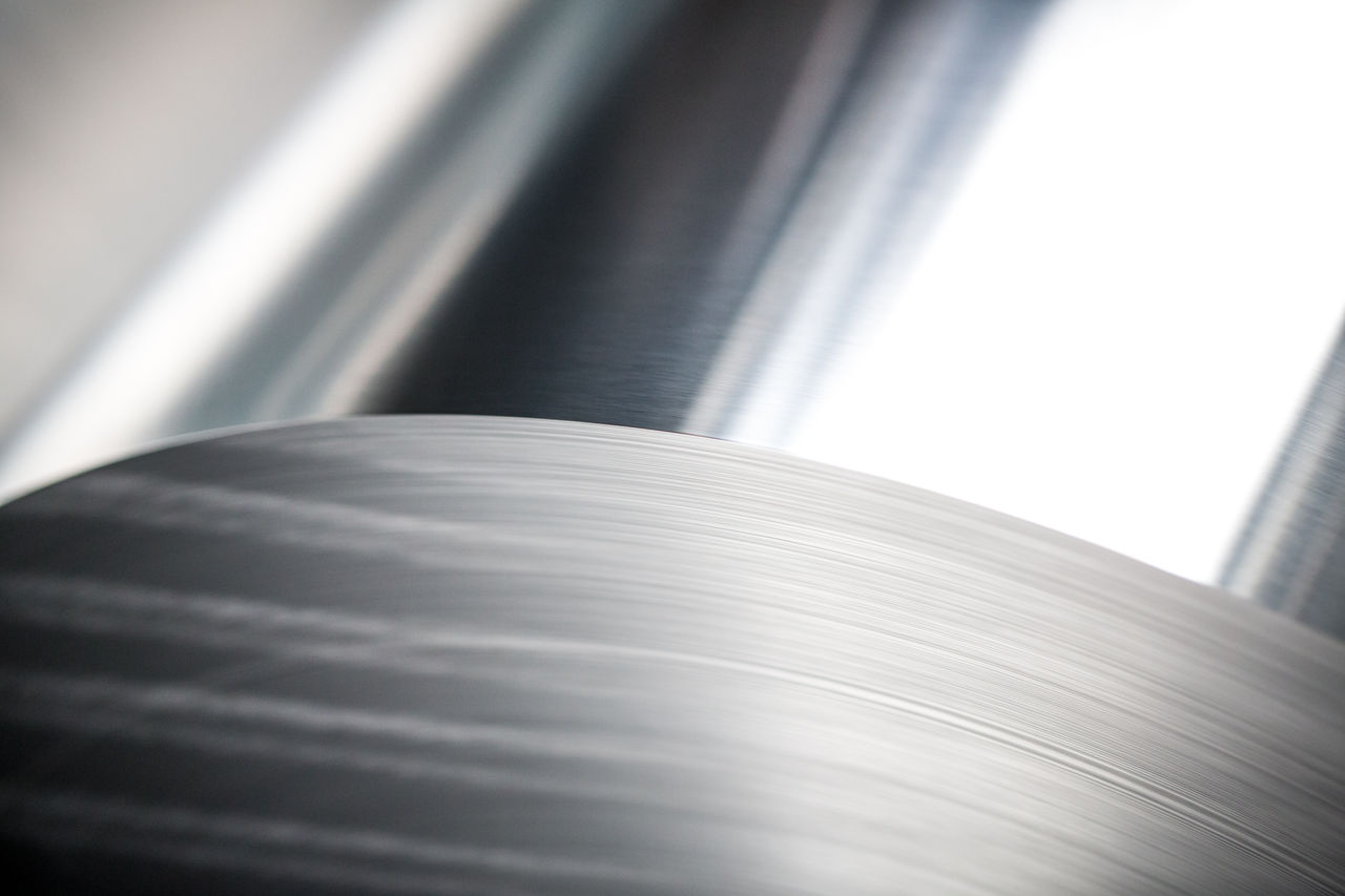 Produktion von Alufolie